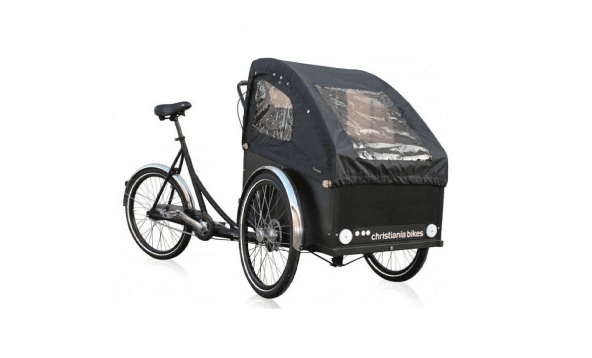 Rower cargo/rower Christiania z silnikiem elektrycznym