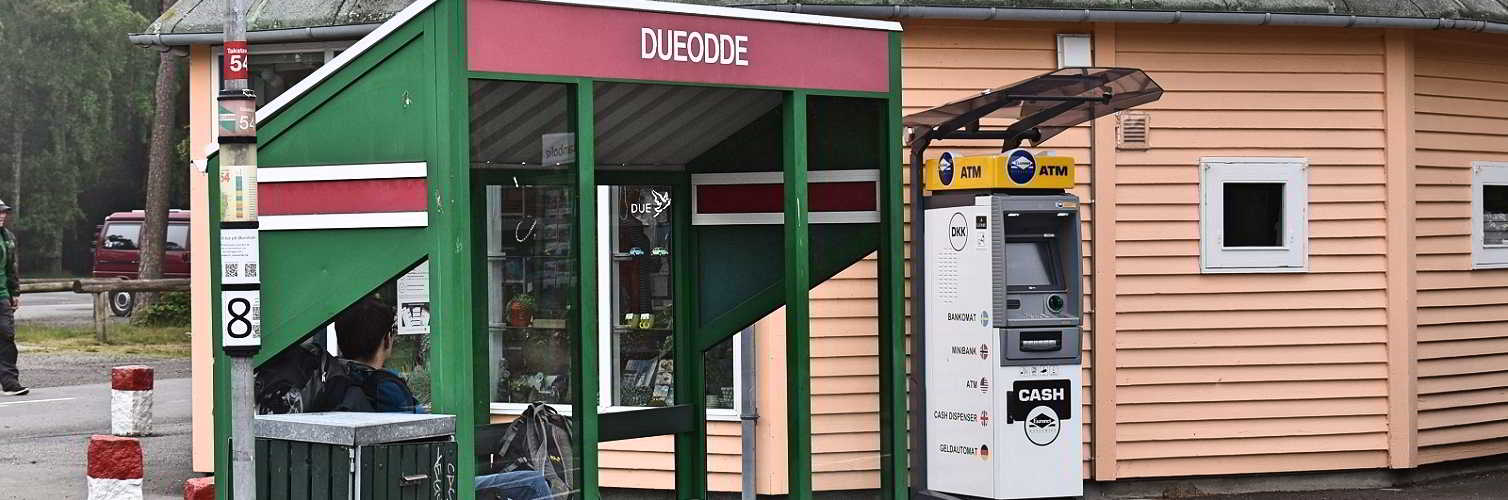 busstoppested i Dueodde