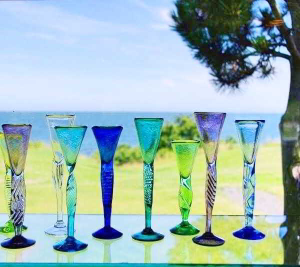 Kunstnerisk glasværk - Baltic Sea Glass