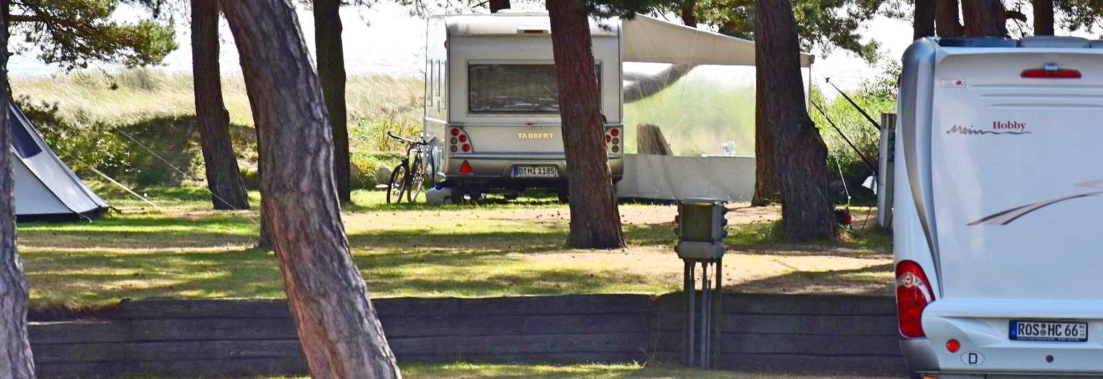 Camping sites on Dueodde