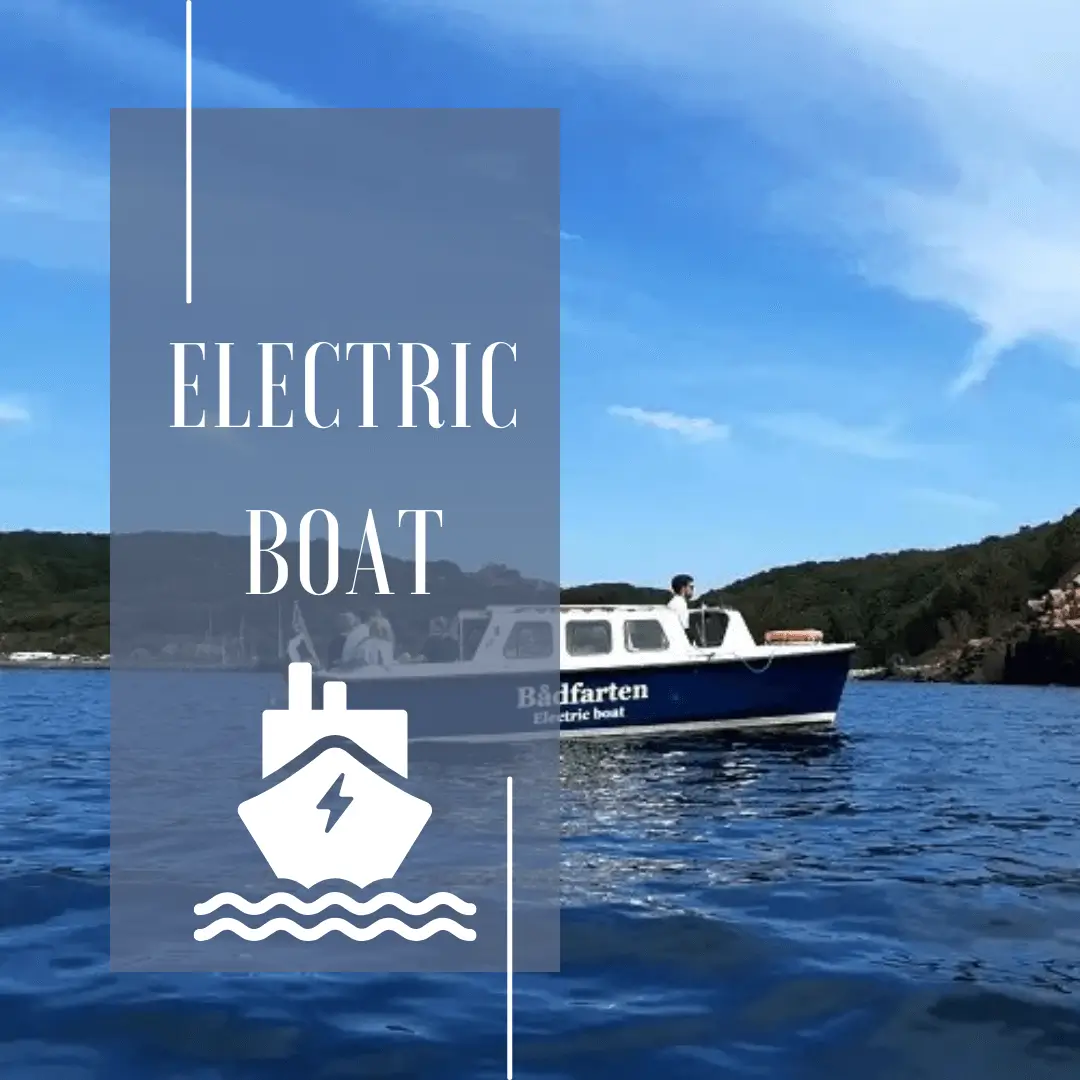 Elektrisches Boot auf Bornholm