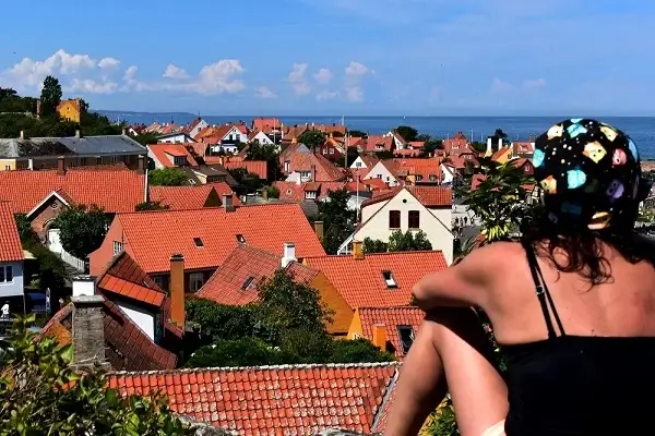 Gudhjem na Bornholmie – przystanek na trasie Allinge–Svaneke