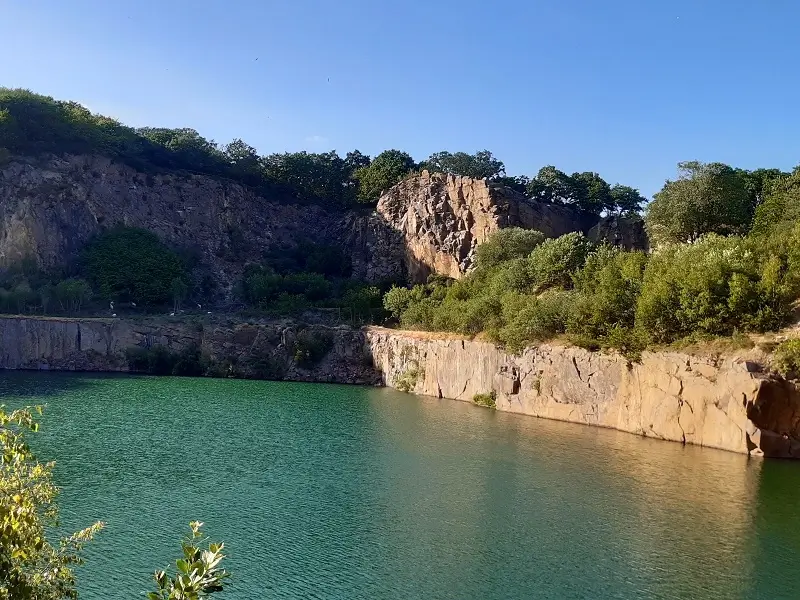 Opalsø Lake near Hammeren in North Bornholm
