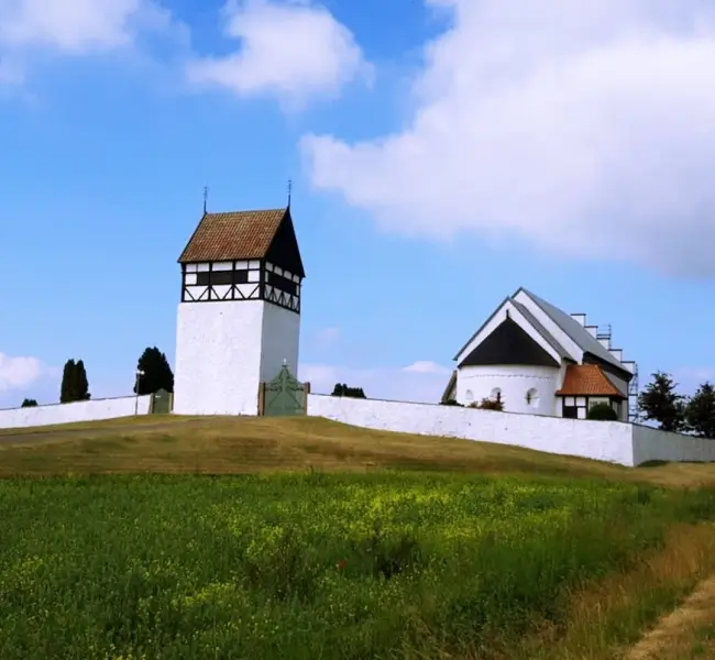 Bornholm - Kościół w Poulsker