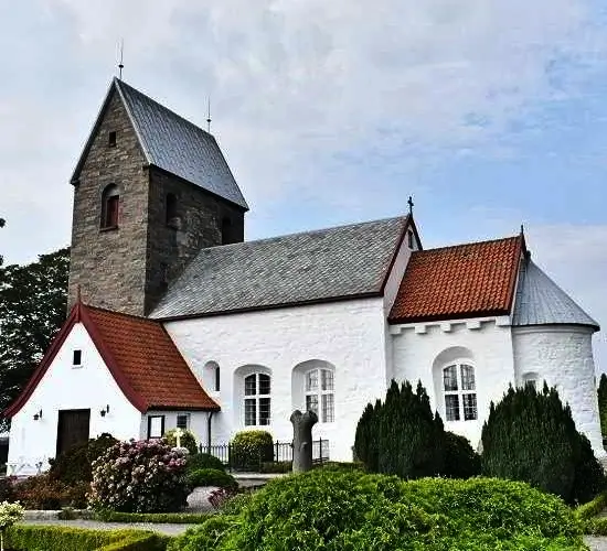 Bornholm Kościół w Knudsker