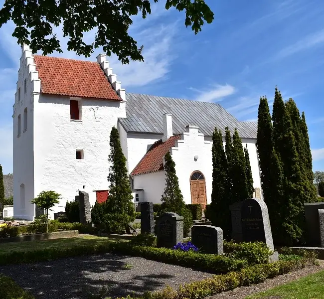 Bornholm - Kościół w Pedersker