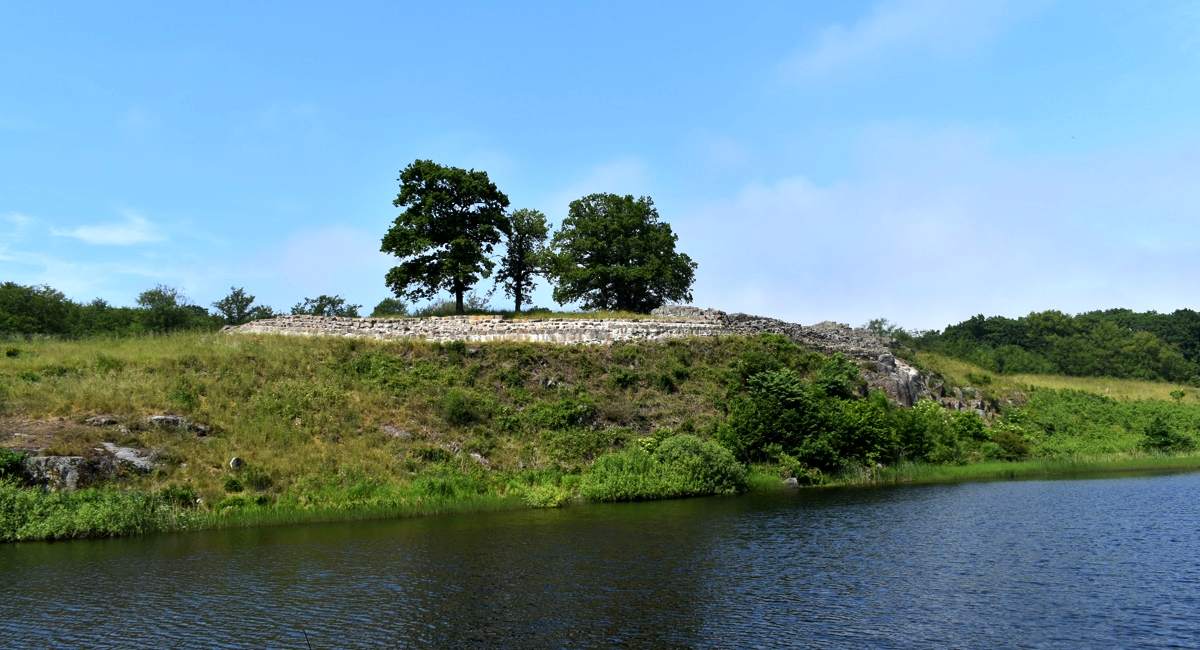 Ruiny zamku Lilleborg, Bornholm